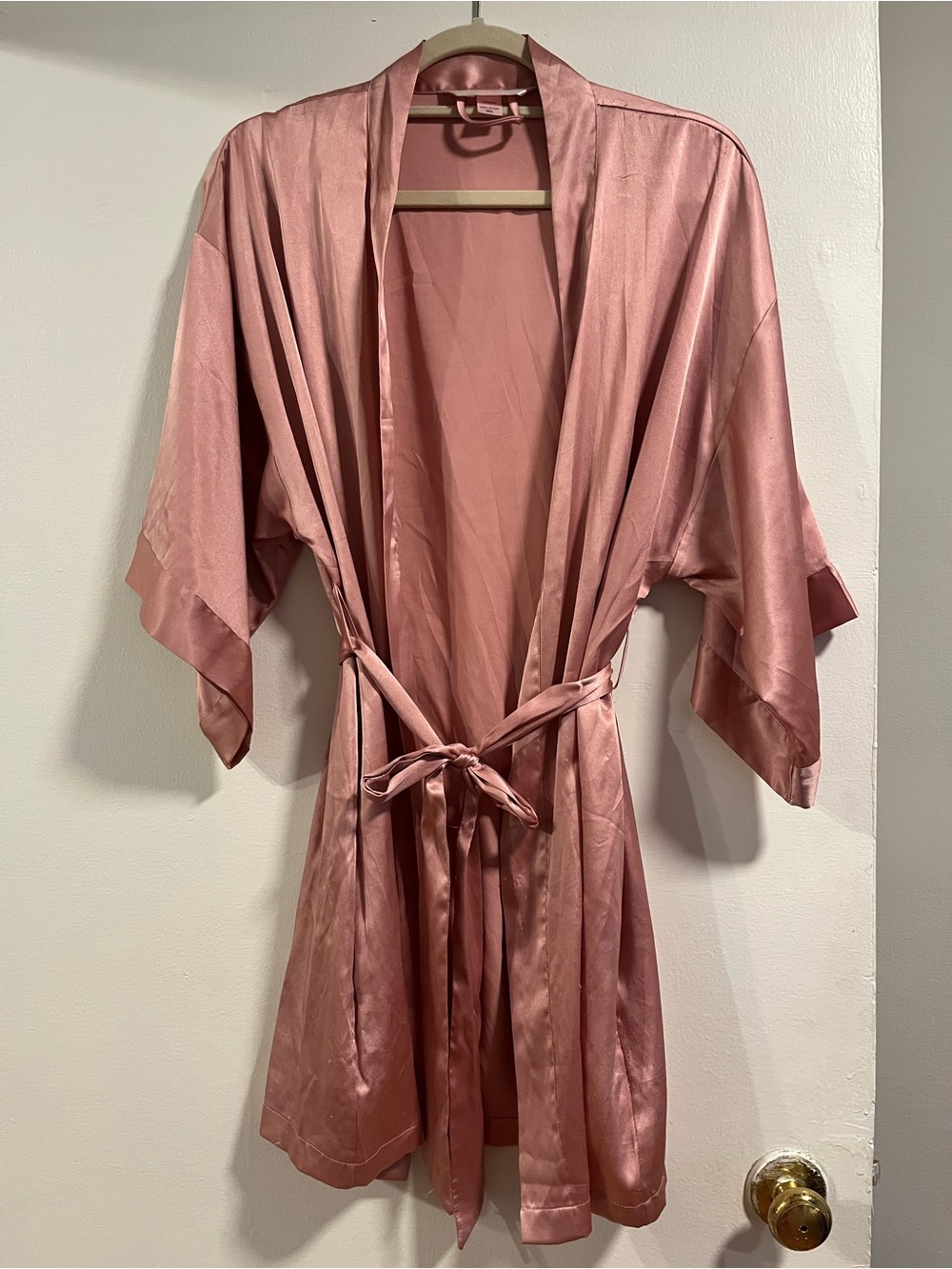 Victoria's Secret Angels Rose Satin Robe